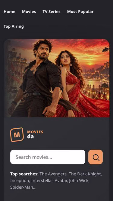 Screenshot of moviesda.rest