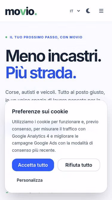 Screenshot of movio.me