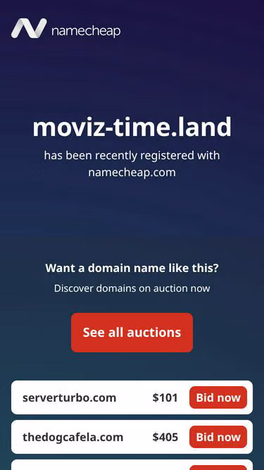Screenshot of moviz-time.land