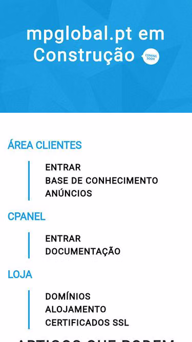 Screenshot of mpglobal.pt