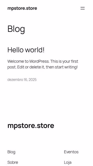 Screenshot of mpstore.store