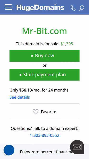 Screenshot of mr-bit.com