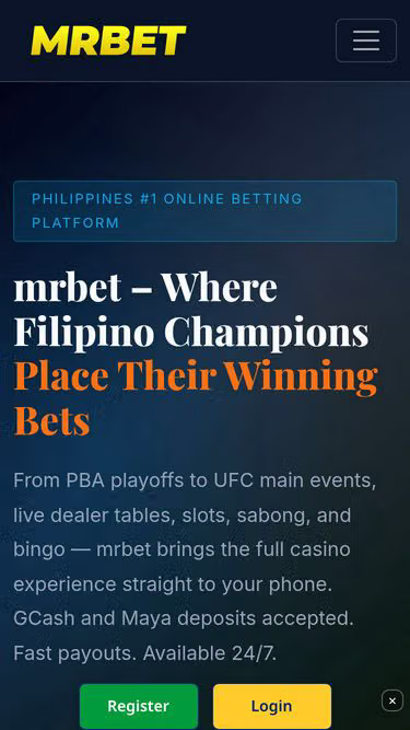 Screenshot of mrbet.cam