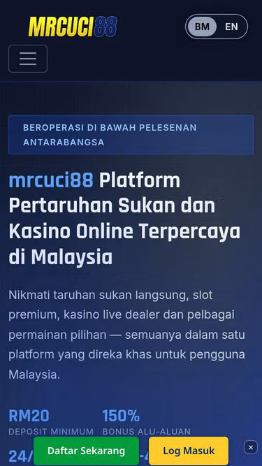 Screenshot of mrcuci88.org