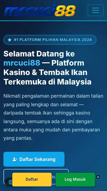 Screenshot of mrcuci88.vin