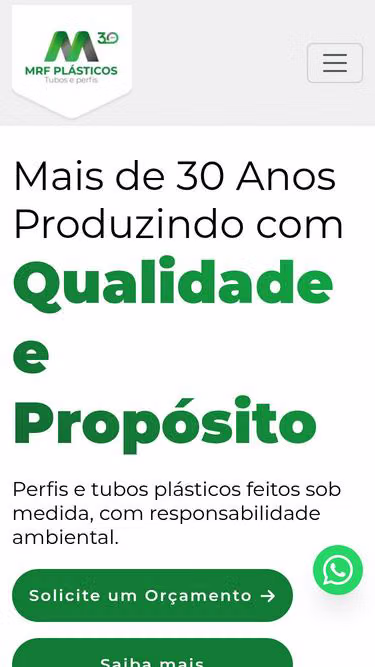 Screenshot of mrf.com.br
