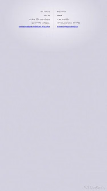 Screenshot of mrf.de
