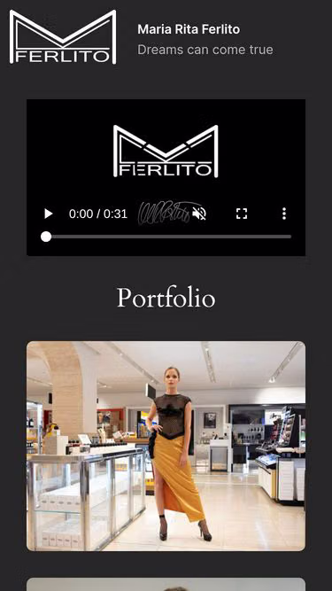 Screenshot of mrf.moda