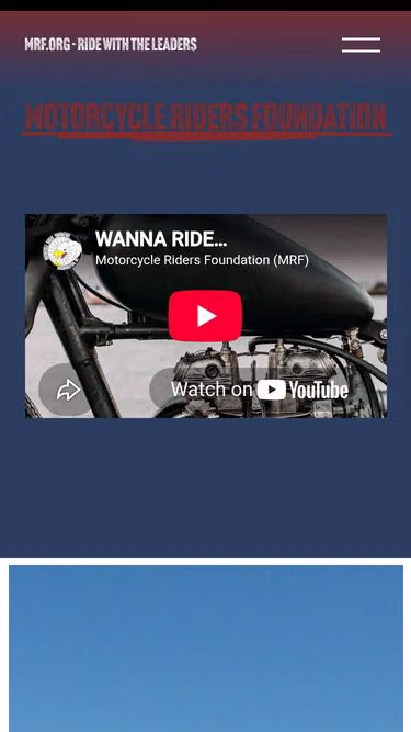 Screenshot of mrf.org