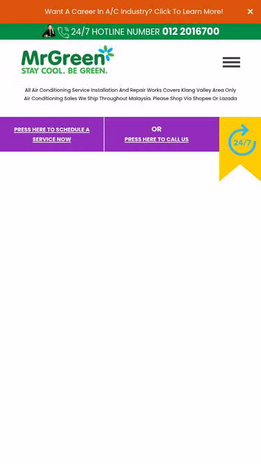Screenshot of mrgreen.com.my