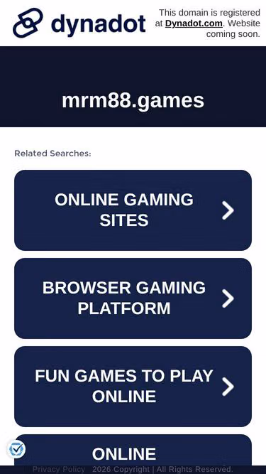 Screenshot of mrm88.games