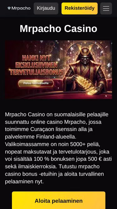 Screenshot of mrpacho.bet