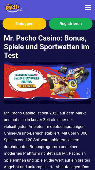 Screenshot of mrpacho.lu