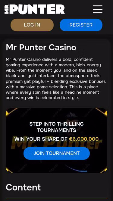 Screenshot of mrpunter.bet