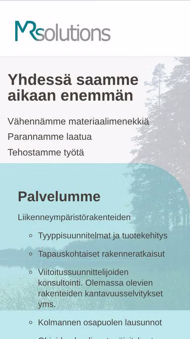 Screenshot of mrsolutions.fi