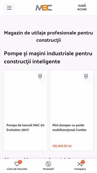 Screenshot of msc.ro
