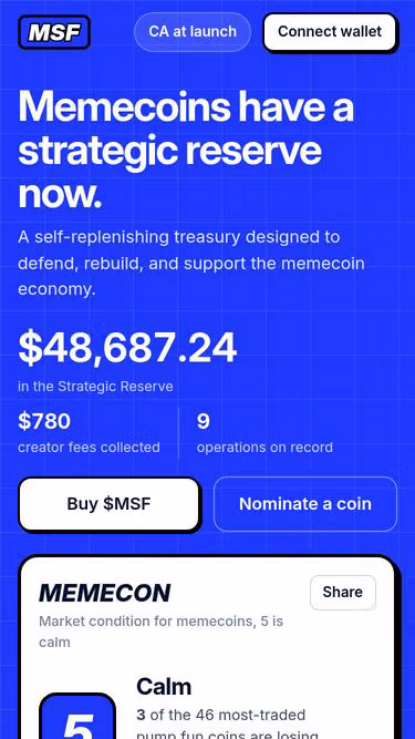 Screenshot of msf.capital