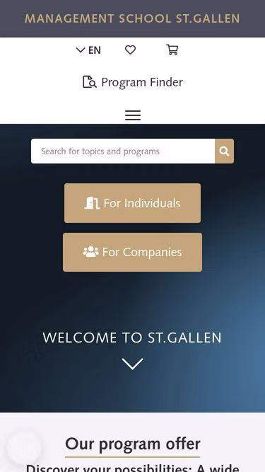 Screenshot of mssg.ch