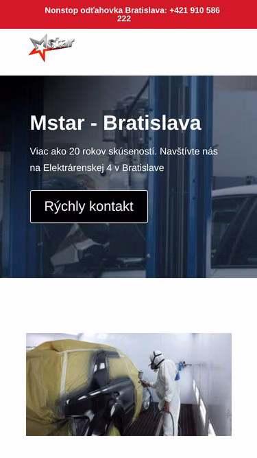 Screenshot of mstar.sk