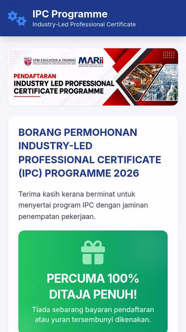 Screenshot of mstc.my