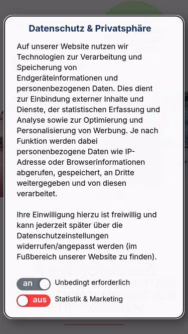 Screenshot of mta.de