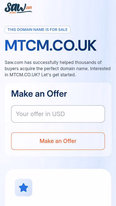Screenshot of mtcm.co.uk