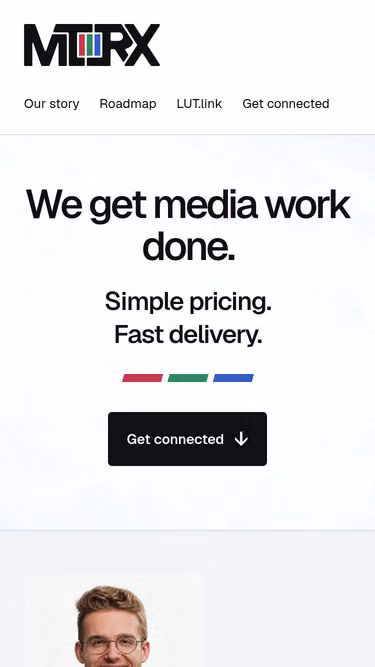 Screenshot of mtrx.mx