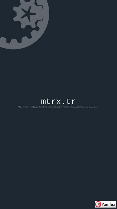 Screenshot of mtrx.tr