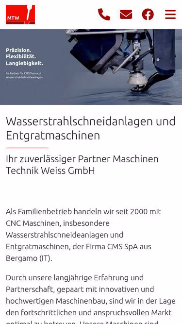 Screenshot of mtw.gmbh
