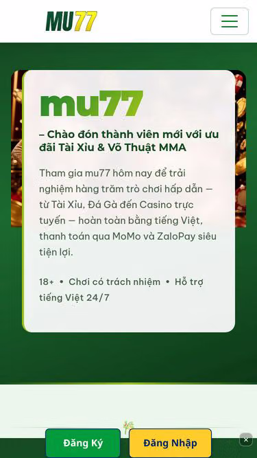 Screenshot of mu77.bar