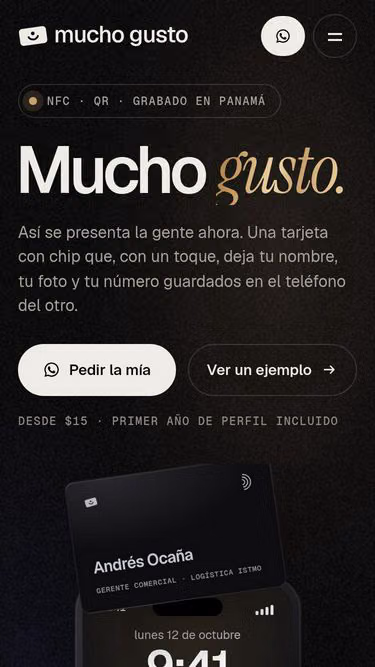 Screenshot of muchogusto.app
