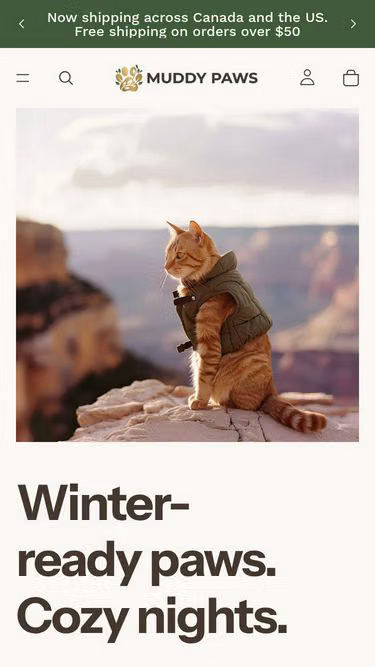 Screenshot of muddypaws.com.co