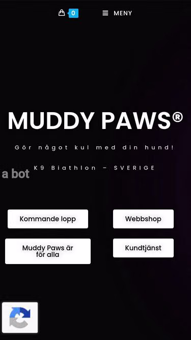 Screenshot of muddypaws.se