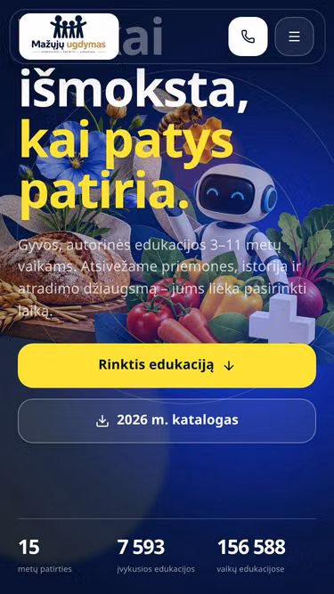 Screenshot of mug.lt