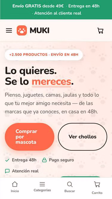 Screenshot of muki.es