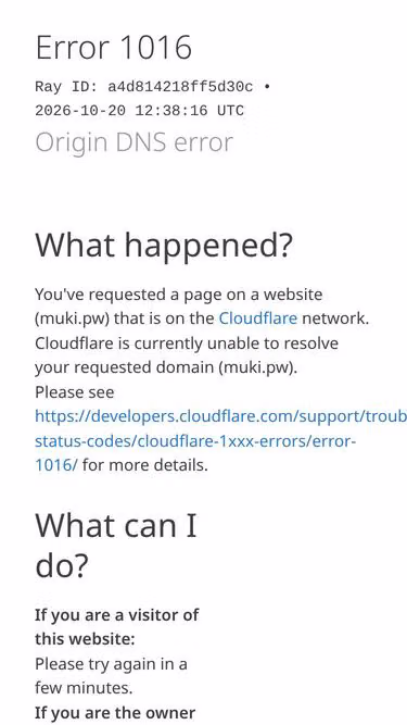 Screenshot of muki.pw