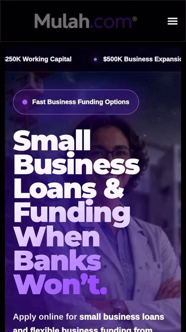 Screenshot of mulah.com