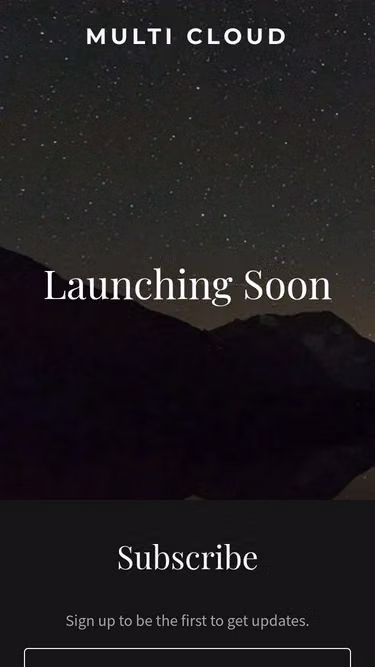 Screenshot of multicloud.us