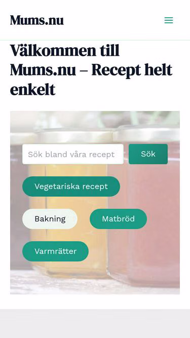 Screenshot of mums.nu