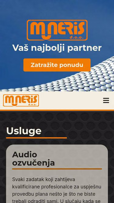 Screenshot of muneris.hr