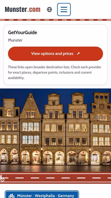 Screenshot of munster.com