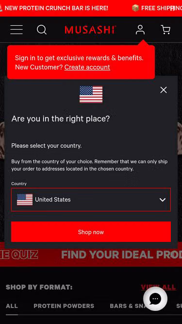 Screenshot of musashi.co.nz