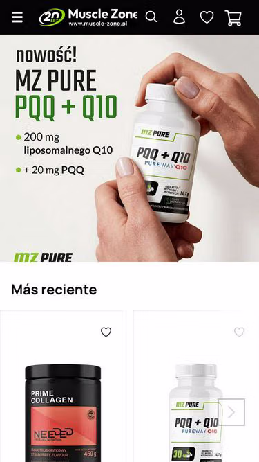 Screenshot of muscle-zone.es