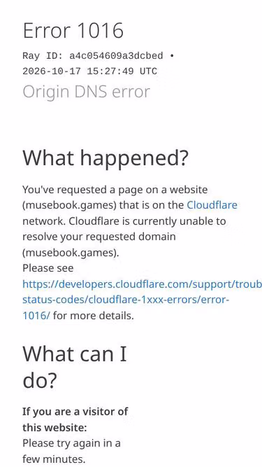 Screenshot of musebook.games