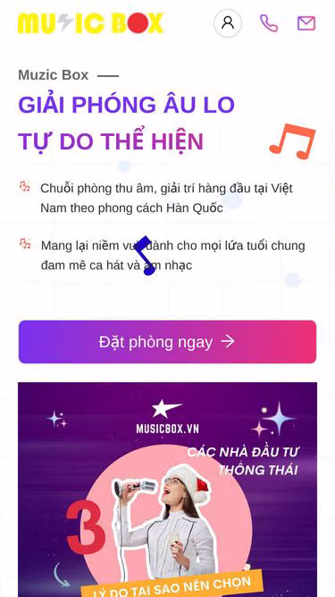 Screenshot of musicbox.vn