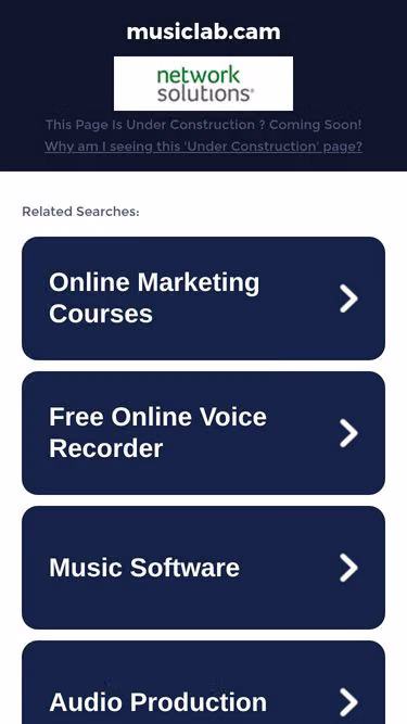 Screenshot of musiclab.cam