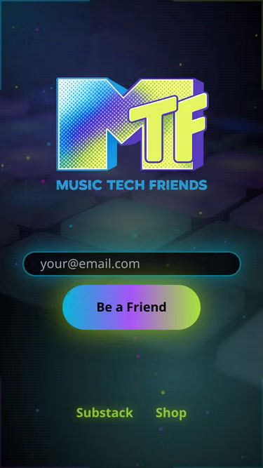Screenshot of musictech.fm