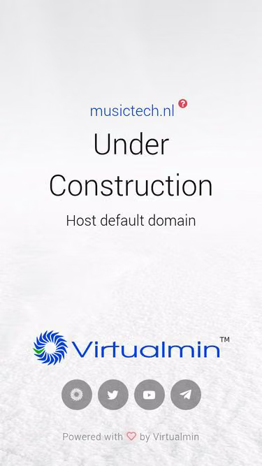 Screenshot of musictech.nl