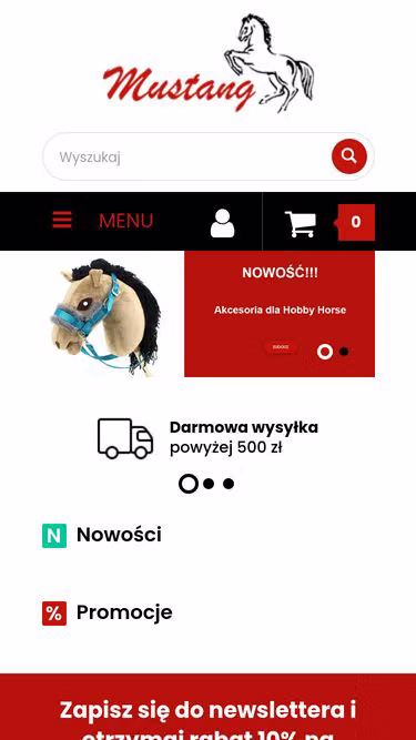 Screenshot of mustang.pl