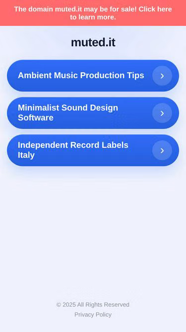 Screenshot of muted.it